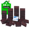 Felt Furniture Pads 1 inch 48 Pieces Pack Brown Square Self Adhesive Furniture Pads Anti Scratch Felt Pads for Chair Feet Heavy Duty 5mm Thick Floor Protector for Hardwood Floor