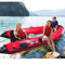 AZXRHWYGS 10 ft Dinghy Boats, 4 Persons Inflatable Boat Fishing Kayak Raft Sport Boat for Adults with Paddles Air Pump Carry Bag