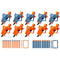NERF Elite - Ace SD-1 Party Pack - 10 Blasters and 20 Official Nerf Elite Darts - 2 Colours to Create Teams - Amazon Exclusive - Outdoor Games and Toys for Kids - Boys and Girls - F2826 - Ages 8+