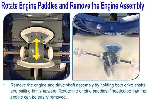 ATIE MX6 MX8 MX6EL MX8EL Elite Pool Cleaner Drive Shaft Assembly R0525100 Replacement for Zodiac Baracuda MX6 MX8 MX6EL MX8EL Elite Pool Cleaner (1 Pack)