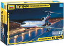 Zvezda 7004 1/144 Tu-154MRussian Airliner Plastic Model Kit