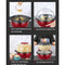 Popcorn Machine, 2 in 1 Popcorn Popper maker, 6 Quart/24 Cup, Nonstick Plate, 850W Electric Stirring with Quick-Heat Technology, Cool Touch Handles, Thicken Transparent Cover, Dishwasher Safe