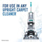 Hoover Free & Clean Deep Cleaning Carpet Shampoo, Concentrated Machine Cleaner Solution, 50oz Hypoallergenic Formula, AH30952, White, 50 Fl Oz (Pack of 1)
