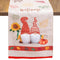 Fall Decoration Linen Table Runner, Fall Harvest Vintage Kitchen Dining Table Decoration for Indoor Outdoor Home Party (Fall 72x13 ZR)