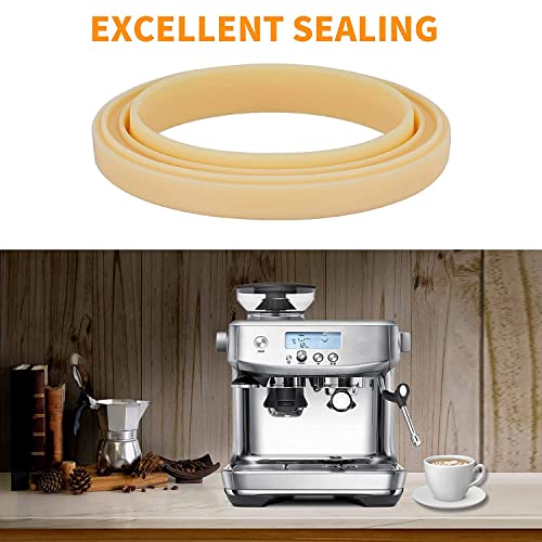 KANZEE 2X Coffee Espresso Machine Brew Group Head Seal Gasket for - BES810 BES840 BES860 BES870 BES860/02.6 SP0001474, 54mm Silicone Ring, Espresso Barista Express Accessories, Breville Barista Express Parts