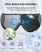 RENPHO EyeSnooze Sleep Mask - Ultra Soft HD Bluetooth Sleep Eye Mask with Music, Headphones for Side Sleepers/Men, Upgraded 3D Light Blocking Sleep Mask, Comfort Nigh Eye Mask, Ideal Gift