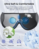 RENPHO EyeSnooze Sleep Mask - Ultra Soft HD Bluetooth Sleep Eye Mask with Music, Headphones for Side Sleepers/Men, Upgraded 3D Light Blocking Sleep Mask, Comfort Nigh Eye Mask, Ideal Gift