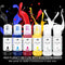 L&C DTF Ink for EPSON ET 8550, DTF Transfer Ink Refill for epson et-8550 D570 R1390 DTF Printers, Heat Transfer Printing Ink Set 100ml X 6