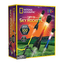 NATIONAL GEOGRAPHIC Air Rocket Toy – Ultimate LED Rocket Launcher for Kids, Stomp and Launch the Light Up, Air Powered, Foam Tipped Rockets up to 30.5 Meters, Great Toy for Kids Outdoor Activities