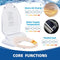 Electric Bidet Seat Toilet Seat, Smart Toilet Seat with Warm Water, Heated Seat, Warm Air Dryer, Rear and Front Wash, Soft Closed Toilet Seat, LED Light, Easy Install