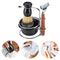 Shaving Razor Kit, 4Pcs Shaving Kit Manual Razor + Stainess Steel Stand Holder + Brush + Bowl Set, Best Fathers Day Gift