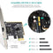 2.5 GBase-T PCIe Network Adapter, PCI Express Gigabit Ethernet 2500/1000/100 Mbps LAN Controller RJ45 Support Windows Server/Windows, Standard and Low End Included