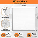 DEKIRU White Sound Proof Foam Panels 18 PACK, Acoustic Panels Self-Adhesive, Square 45° Edge designed Sound Proof panels For Walls, Wall Panels For Interior Wall Decor, Home Studio and Office
