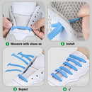 INMAKER Elastic Shoe Laces for Adults and Kids, No Tie Shoelaces for Sneakers, Rubber Silicone Tieless Shoe Laces