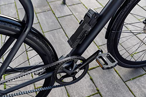ABUS Bordo 6000K Folding Lock with SH Lock Holder, Bicycle Lock with XPlus Cylinder for High Tamper Protection, ABUS Security Level 10, Length 90 cm