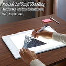 Rechargeable Magnetic A4 LED Light pad, IMAGE Tracing Pad, Ultra-Thin USB Powered with Memory Function Light Box, Great for Diamond Painting, Animation, Tattoo, Sketching and Design (6000K White)