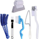 6Pcs Window Cleaning Brushes,Window Groove Cleaning Tool,Window Door Track Groove Corner Gap Cleaning Brush,Window Groove Cleaning Brush,Window or Sliding Door Track Cleaning Brush, Tile Lines Brush