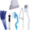 6Pcs Window Cleaning Brushes,Window Groove Cleaning Tool,Window Door Track Groove Corner Gap Cleaning Brush,Window Groove Cleaning Brush,Window or Sliding Door Track Cleaning Brush, Tile Lines Brush
