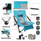 HITORHIKE Low Sling Beach Camping Concert Folding Chair with Armrests and Breathable Nylon Mesh Back Compact and Sturdy Chair