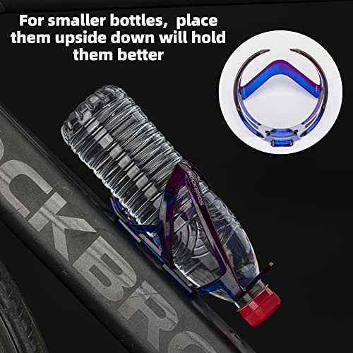 ROCKBROS Bike Water Bottle Holder Ultra-Light Durable Bicycle Bottle Cages with Screws Tool, Universal Bike Cup Holder Rack for Road MTB Bikes