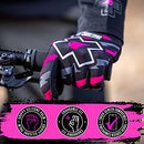 Muc-Off Unisex's Bolt MTB, Large-Premium, Handmade Slip-On Gloves for Bike Riding-Breathable, Touch-Screen Compatible Material Rider