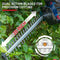 Enhulk 18'' Cordless Hedge Trimmer, Lightweight & Compact Trimmer, Battery & Charger Included