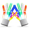 LED Gloves,LED Gloves for Kids Teen and Adults Gifts,LED Finger Gloves,Finger Light Gloves,The Toys for 9-12 Year Old Boys Girls,Light Up Gloves Have 5Color/6Mode,in Halloween Chrismas Party