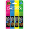 Sun Zapper SPF 50+ Zinc Stick Mineral Sunscreen 12 g (Pack of 4), Pink/Blue/Yellow/Green