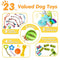 Zeaxuie 20 Pack Luxury Dog Chew Toys for Puppy, Cute Small Dog Toys with Ropes Puppy Chew Toys, Treat Ball and Squeaky Puppy Toys for Teething