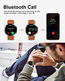 LIGE Smart Watch,1.3" Full Touch Screen Bluetooth Call Fitness Tracker with Heart Rate Sleep Monitor Blood Pressure IP67 Waterproof Sport Stainless Steel Mens Watches for iOS Android,Black, le black, men standard, fashion casual dress classic business