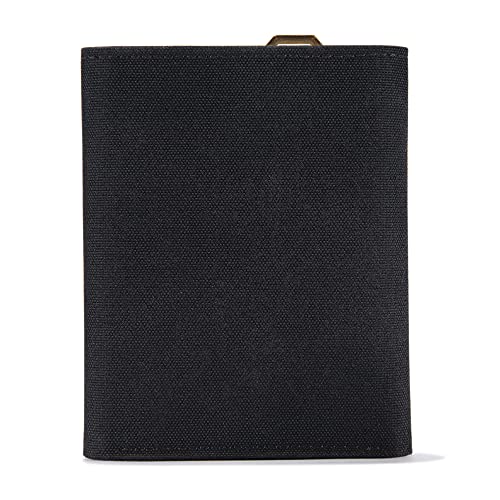 Carhartt Men's Standard Trifold, Durable Wallets, Available in Leather and Canvas Styles, Nylon Duck (Black), One Size