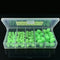 OriGlam 【Happy Shopping Day】 100pcs Soft Plastic Luminous Glow Fishing Beads, Beads Round Beads Fishing Lures, Green Sea Fishing Bead Fishing Tackle Tools