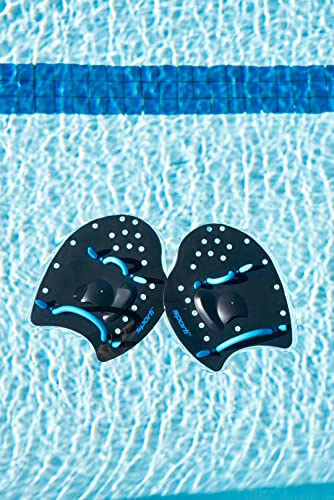 Sporti Power Swim Paddles (Medium, Black)
