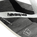 Havaianas Men's Hype White Black Black Flip Flops, White, black, white, 43/44 EU