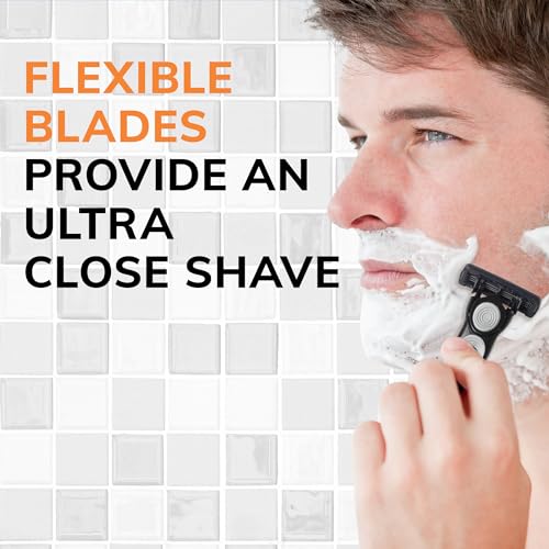 BIC Hybrid Flex 4 Men's Razors Kit - Pack of 1 Handle and 4 Cartridges