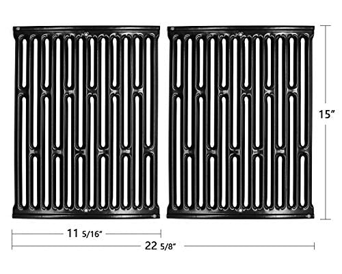 VICOOL 14.75" Porcelain Enameled Grill Grid Grates for Weber Genesis Silver A, Spirit 500, Spirit E/S 200 & 210, 7523 7521 7522 65904 65905 hyG752C