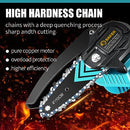 Saker Mini Chainsaw,Portable Electric Best Chainsaw Cordless,Small Handheld Chain Saw Pruning Shears Chainsaw for Tree Branches , Courtyard and Garden(SAKER MINI CHAINSAW + 2 BATTERIES)