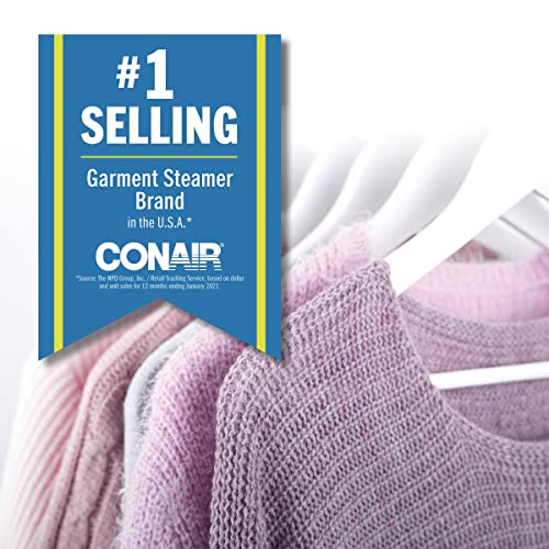 Conair CompleteSteam 1100 Watt Handheld Fabric Garment Steamer, White