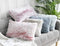 Uhomy Home Decorative Luxury Series Super Soft Faux Fur Pillow Cover Cushion Case for Sofa Bedding Chair Car Gray Ombre 12x20 Inch 30x50 Cm, Single