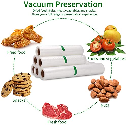 100 Pack 28cm x 40cm Vacuum Bags, YourNo1Home - Sous Vide Vacuum Sealer Bags - Commercial Grade Food Saver Bags Rolls - Honeycomb Embossed - BPA Free Vacuum Seal Bags - Ideal for Portion Control & Food Storage