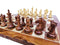 Wooden Chess Set Handcrafted Chessmen and 21" Board - Alban Series Chess Pieces | 4.0" King Golden Rosewood Chess Board 21" inch