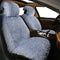 Big Ant Sheepskin Seat Covers, Sleek Design Authentic Australian Full Size Car Seat Pad Soft Long Wool Warm Seat Cushion Cover Winter Protector - Universal Fit for Cars Driver Seat Office Chair(Gray)
