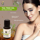 Anveya Australian Tea Tree Essential Oil, For Face, Skin & Hair, Best For Acne, 100% Natural, Pure & Undiluted, For both Men & Women |Paraben and Sulphate Free, 15ml