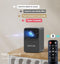 ZENTUS 4K Supported Projector with autofocusing and 40 Degree Keystone, Twitch App, WiFi Bluetooth Portable Projector, 9500 Lumens, Compatible for PC/iPhone/iOS/Android/tablet/PS4/PS5/TV Stick