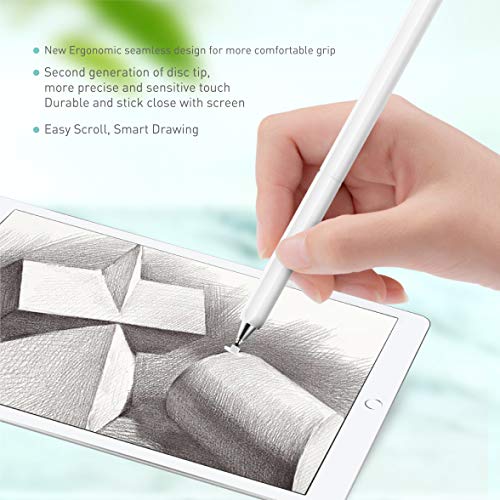 Stylus Pens for Touch Screens, Universal Styli Sensitive & Precision Capacitive Disc Tip Touch Screen Pen Stylus for iPhone/iPad/Pro/Samsung Tab A7/Galaxy/Tablet/Kindle/Computer/FireTablet