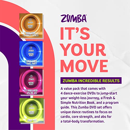 Zumba Incredible Results Weight Loss Dance Workout DVD System