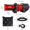 X-Bull Boat ATV UTV Winch 5000LBS/2268KG 12V Electric Winch with Synthetic Rope 15.2m Wireless Remote Car Automotive Accessories