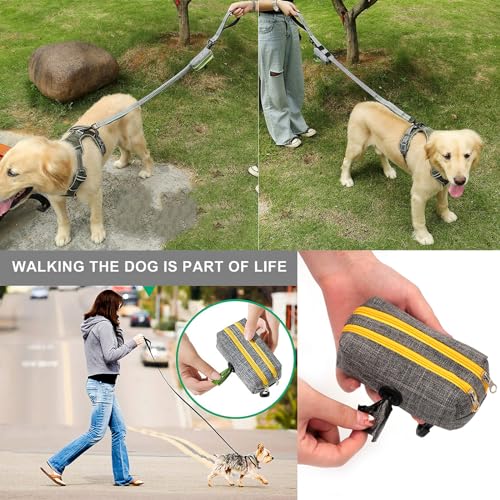 GYB Dog Poop Bag Holder Durable Washable Cloth Poop Bag Dispenser Pet Dog Waste Holder Bags Up Pick Case