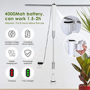 4000Mah Electric Spin Scrubber AU Power Adapter Rechargeable Battery, 360 Rotation Automatic Clean Tools,Bathroom Broom with 4 Replaceable Cleaning Brush Heads Cleaning Window Tub,Tile,Floor, Bathtub