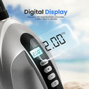 SereneLife Premium Compact Digital Air Pump Compressor with Preset PSI Auto Shut Off for Inflating SUP Paddle Boards, Boats, Rafts, Pool Toys, Water Sports 12V DC Car Connection (SLPUMP10)